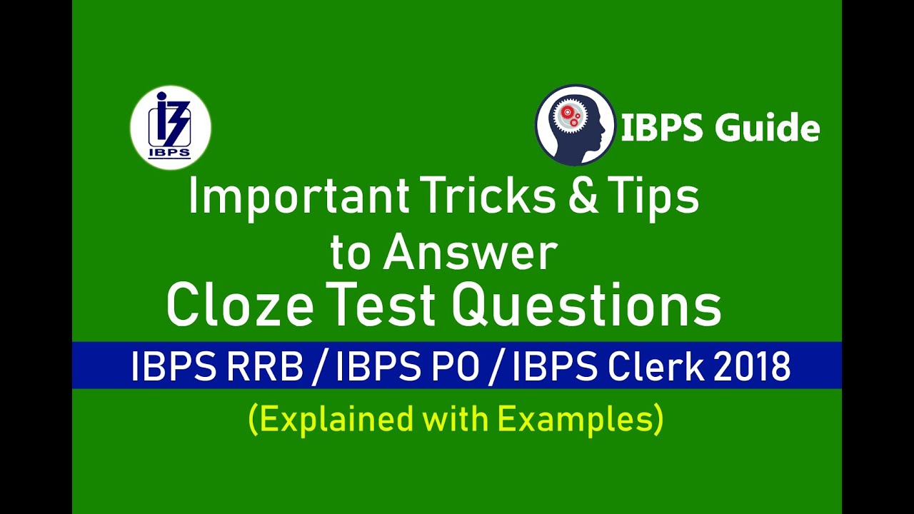 Important Tricks & Tips to Answer Cloze Test Questions | Solved with Examples