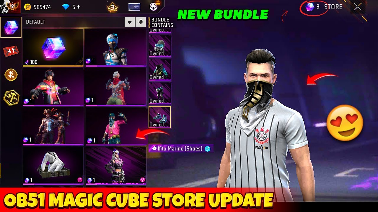 Ob51 💥 Magic Cube Store Update 🤯🥳| 29 october magic cube bundle | free fire new event | ff new event