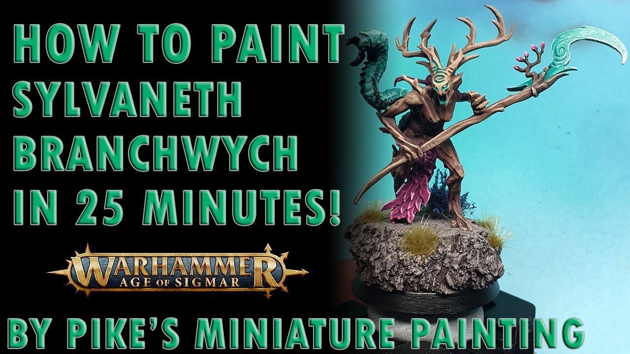 How to Paint: Sylvaneth Branchwych in 25 Minutes!