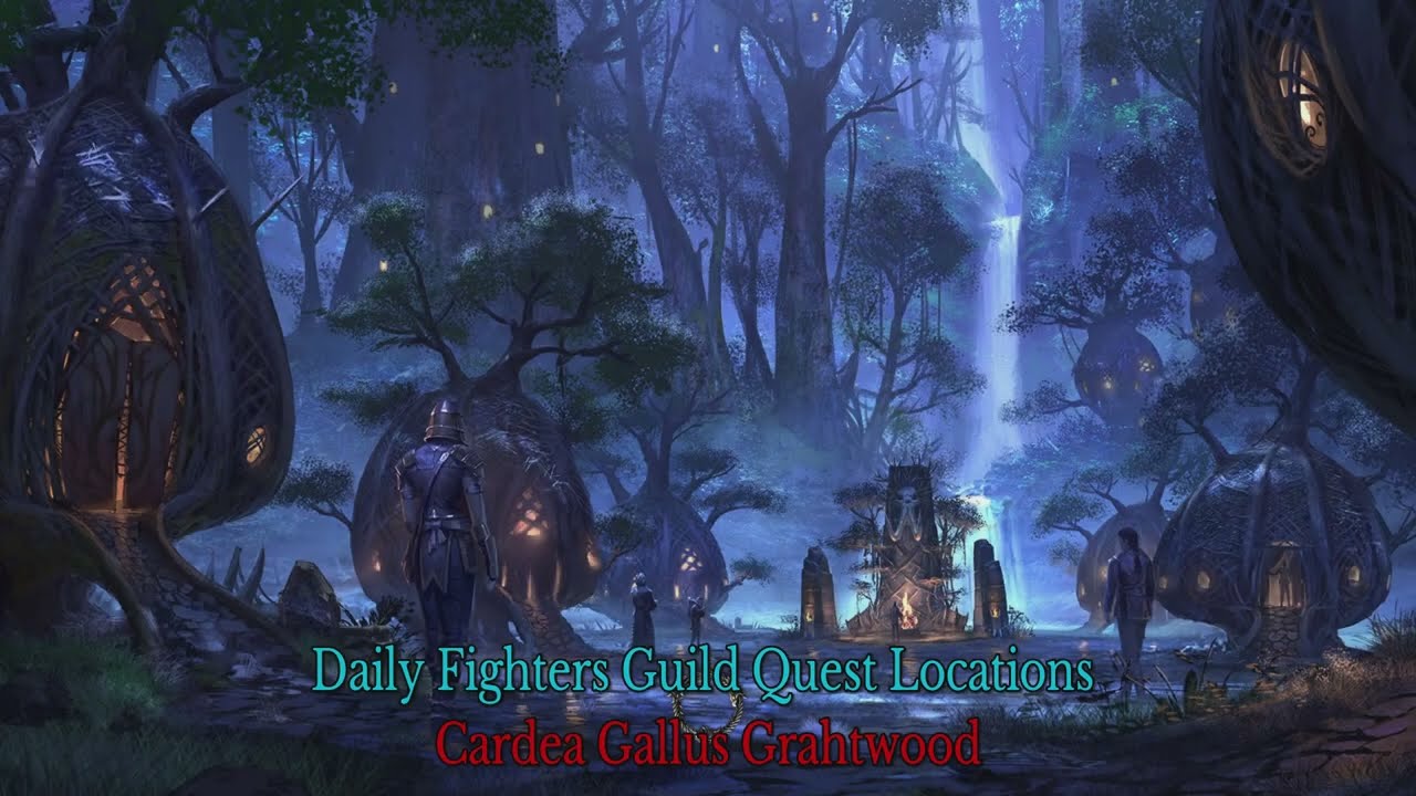 ESO Fighters Guild Daily Quest Location, Cardea Gallus, The Elder Scrolls Online