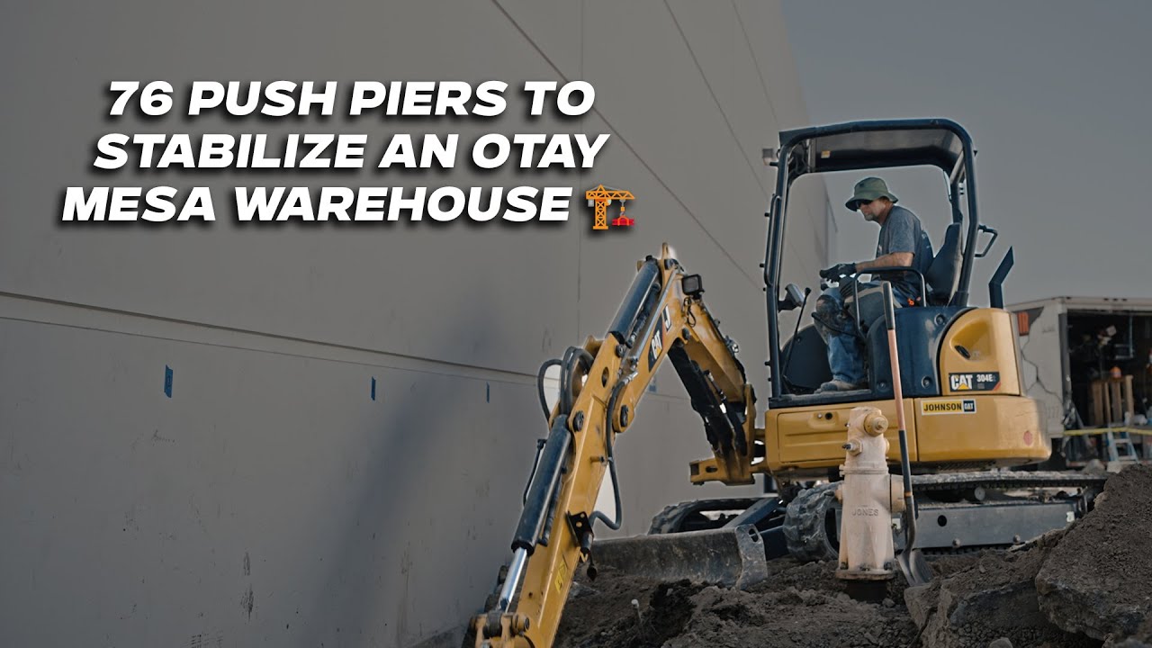 Warehouse Rescue: 76 Push Piers for Stabilization 🏚️