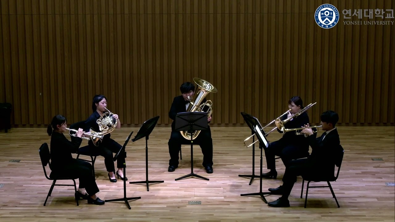 “Silent Brass Quintet“ Francesco raselli(1948-1983) Brass Quintet  mov.1, 4