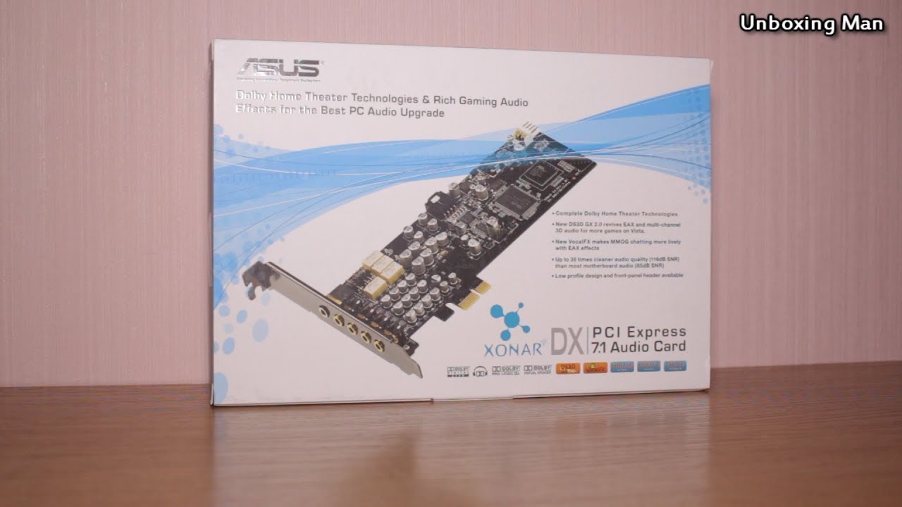 Asus Xonar DX 7.1 - Unboxing PL