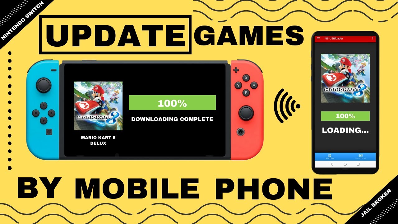 How To Install Updates On Outdated Games In Nintendo Switch By Mobile Phone