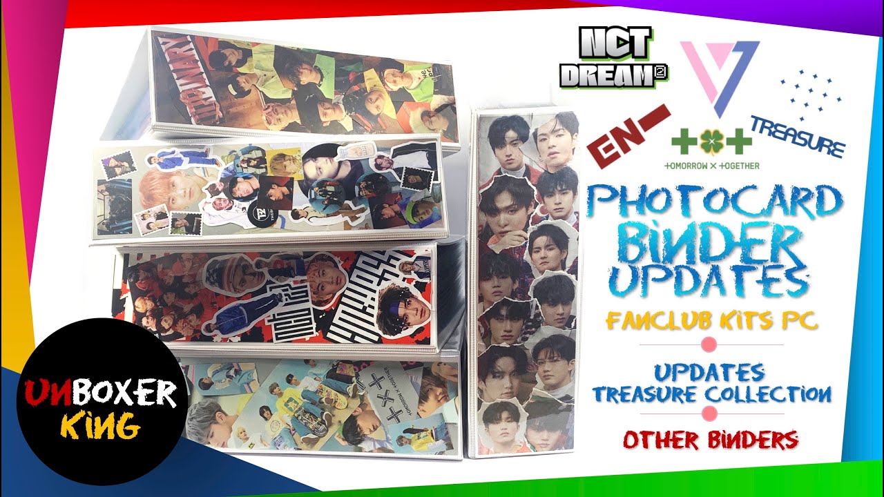 PHOTOCARD BINDER UPDATES NO. 7 || FANCLUB KITS || TREASURE || NCT DREAM || BTS || KPOP PC COLLECTION