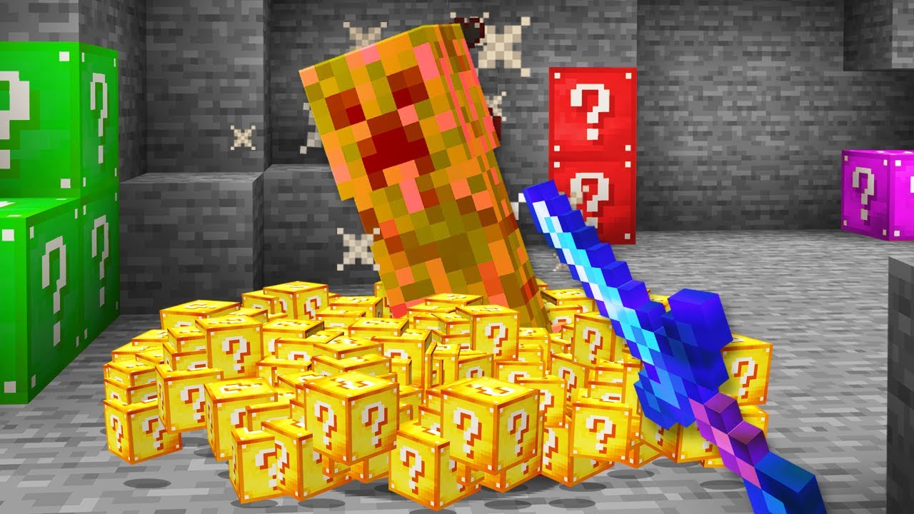 Minecraft, but Every Drop is Lucky...