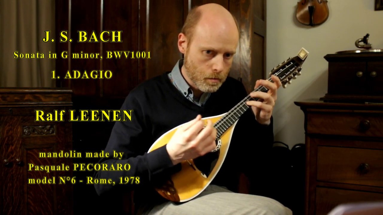 BACH - Sonata in g minor (BWV1001) - ADAGIO - Ralf LEENEN