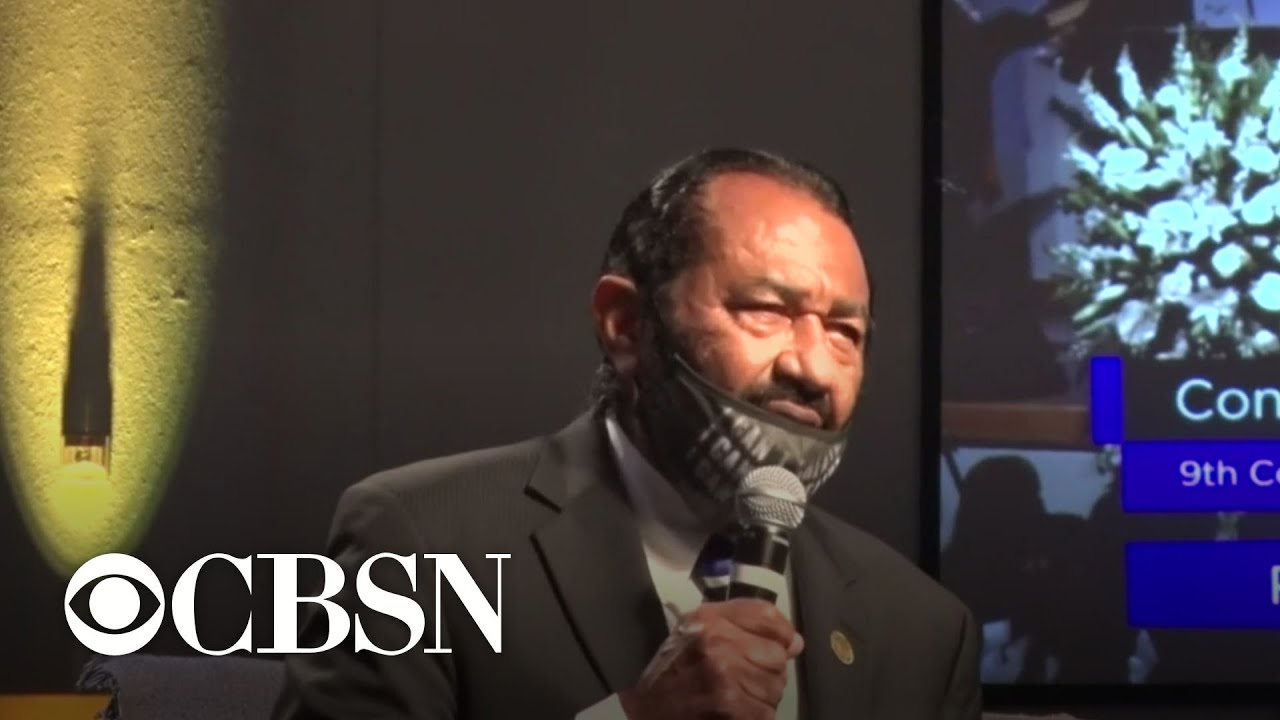 Congressman Al Green speaks at George Floyd's funeral