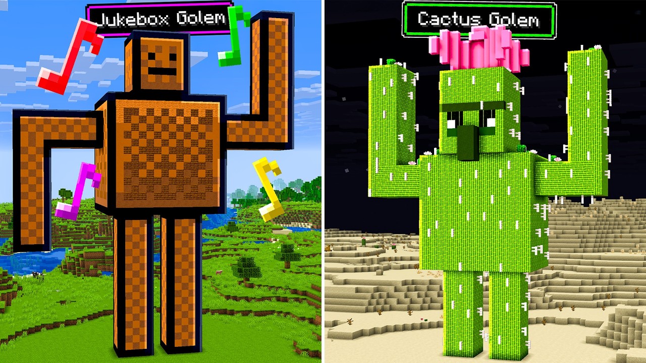 I Built More Golems in Minecraft