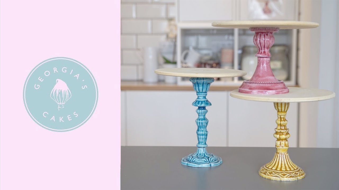 How To Make Your Own Cake Stand | Georgia's Cakes