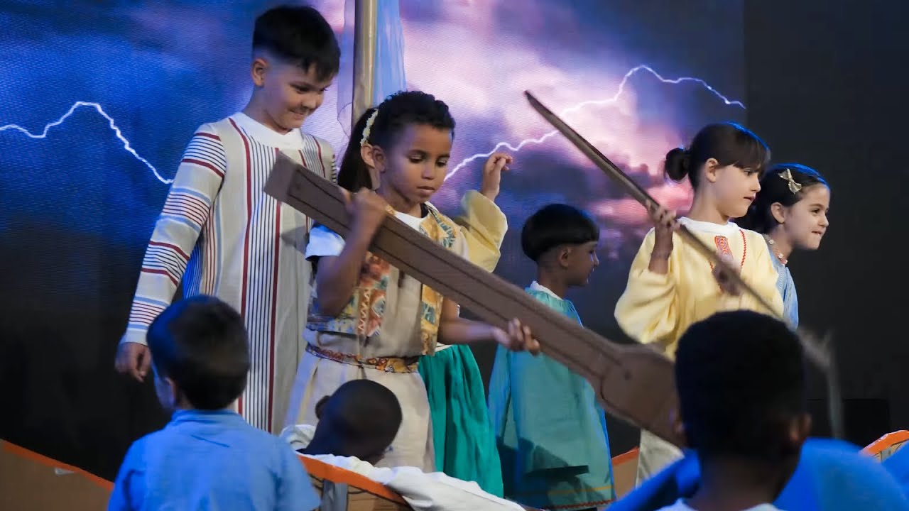 Jésus calme la tempête ⛈️​⛵​ | P1 P2 | Fancy-fair 2025 | Centre scolaire Les Tournesols