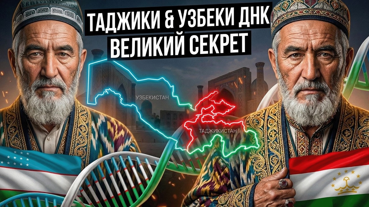 Самый шокирующий генетический секрет Центральной Азии раскрыт! ДНК Таджики и Узбеки
