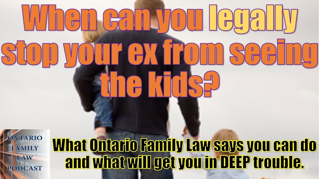 What Legal Reasons Are There for Keeping the Kids from Your Ex