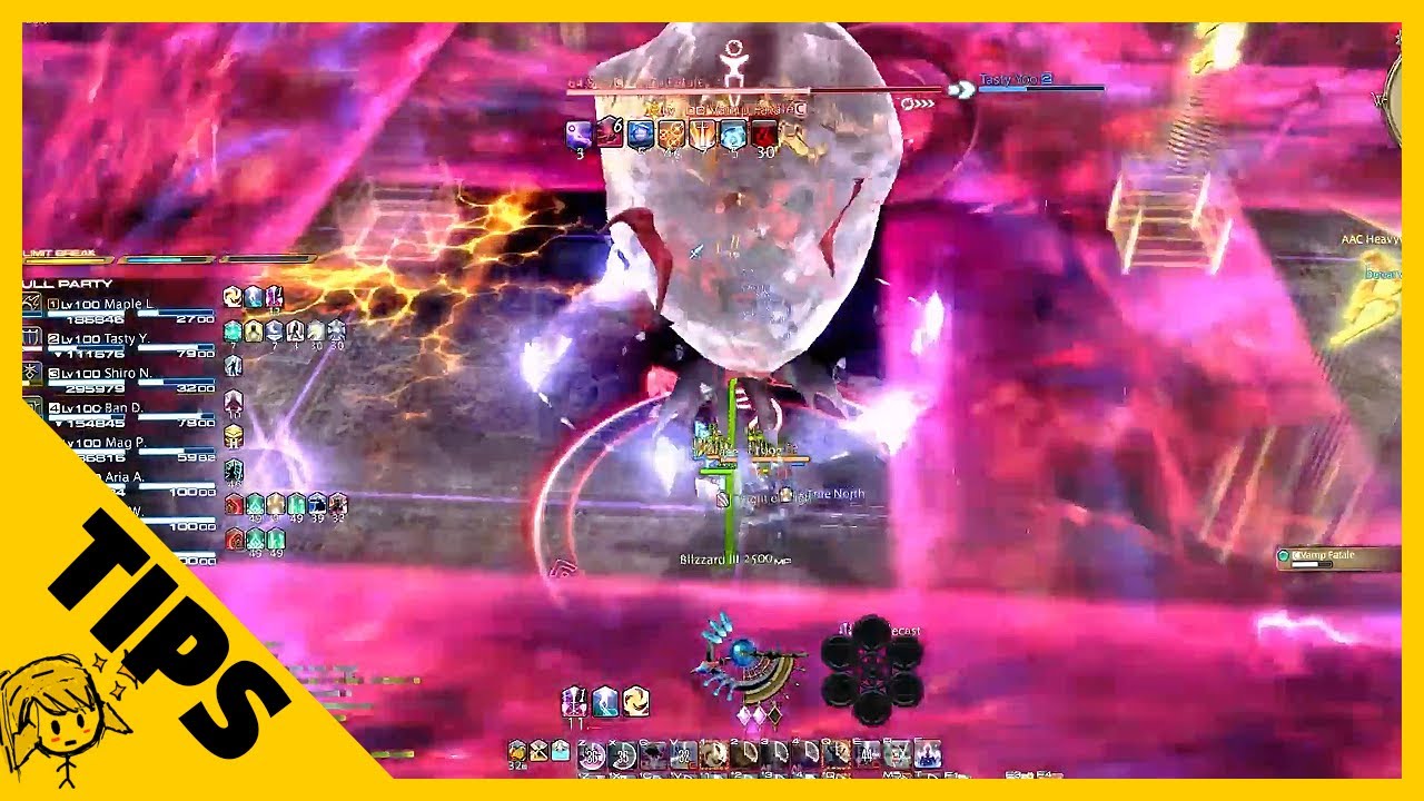 [FFXIV] M9S TIP - Fixed position Aetherletting