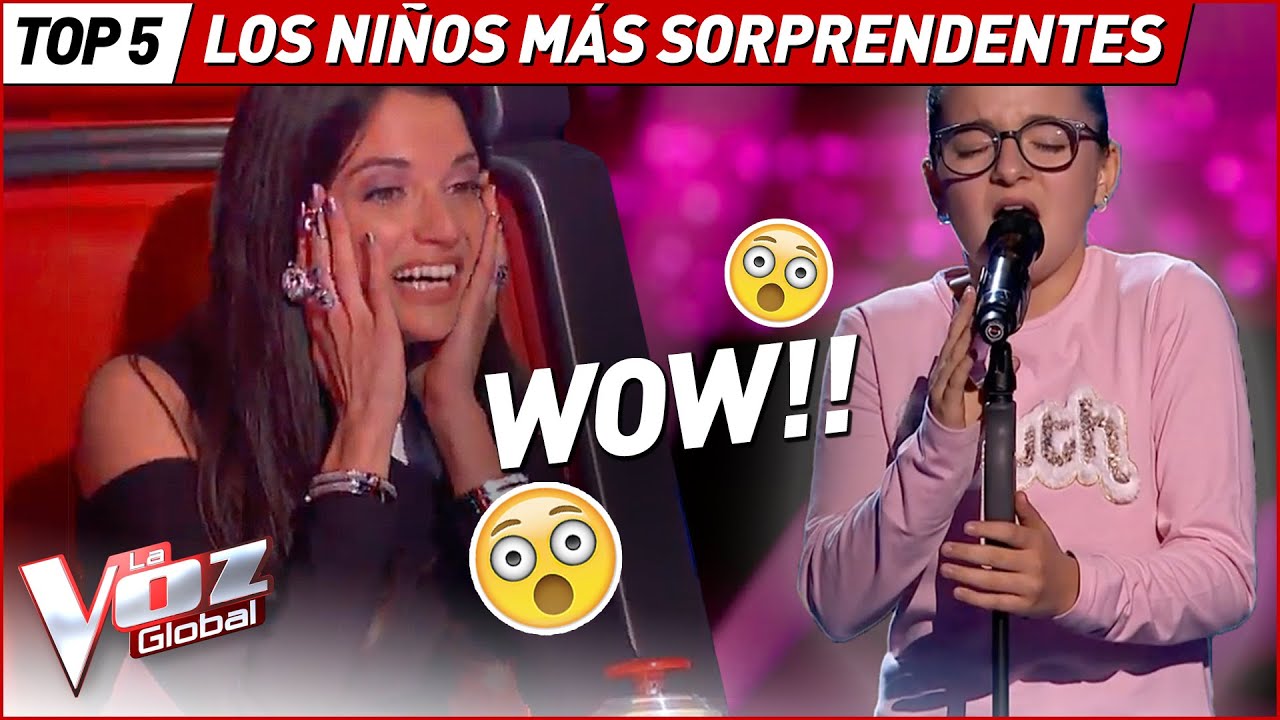 Los niños MÁS SORPRENDENTES de La Voz Kids