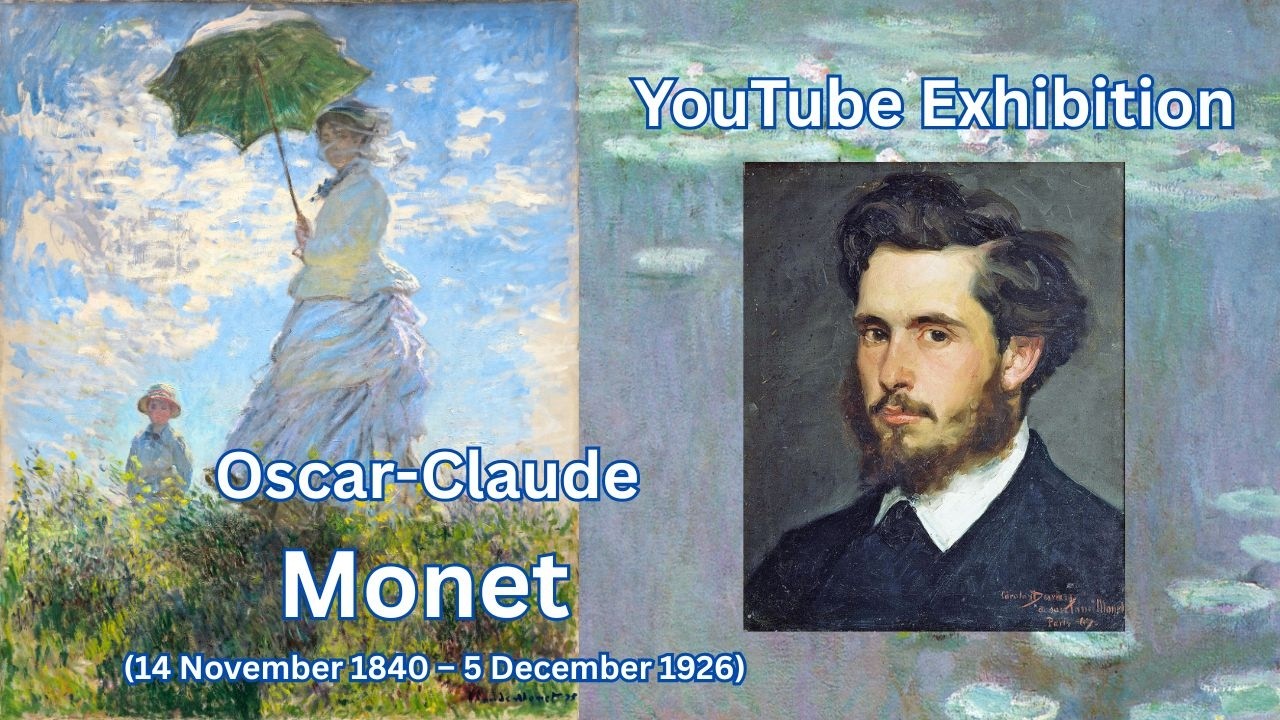 Online YouTube exhibition of Claude Monet #art #YouTube #online #exhibition #monet #claudemonet