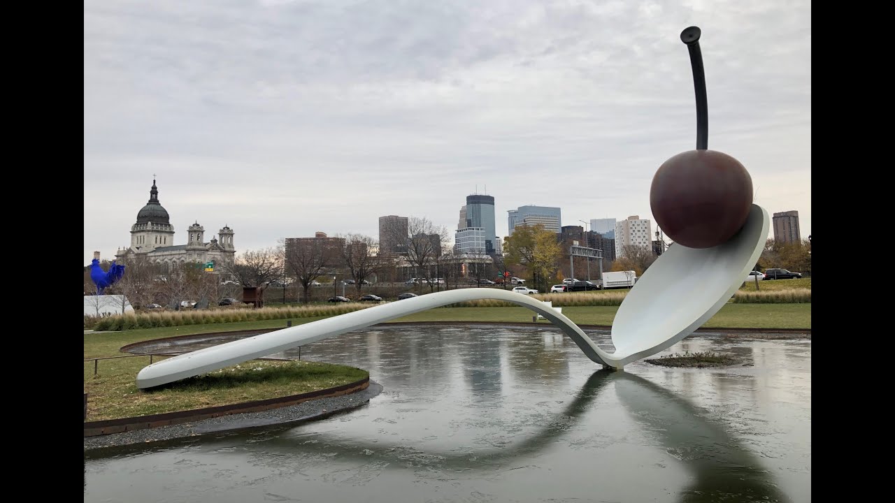 Cherry removed from Spoonbridge and Cherry at Minneapolis Sculpture Garden