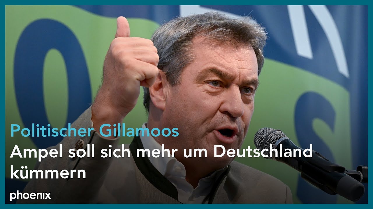 Politischer Gillamoos: Rede von Markus Söder (CSU, Ministerpräsident Bayern) am 04.09.23