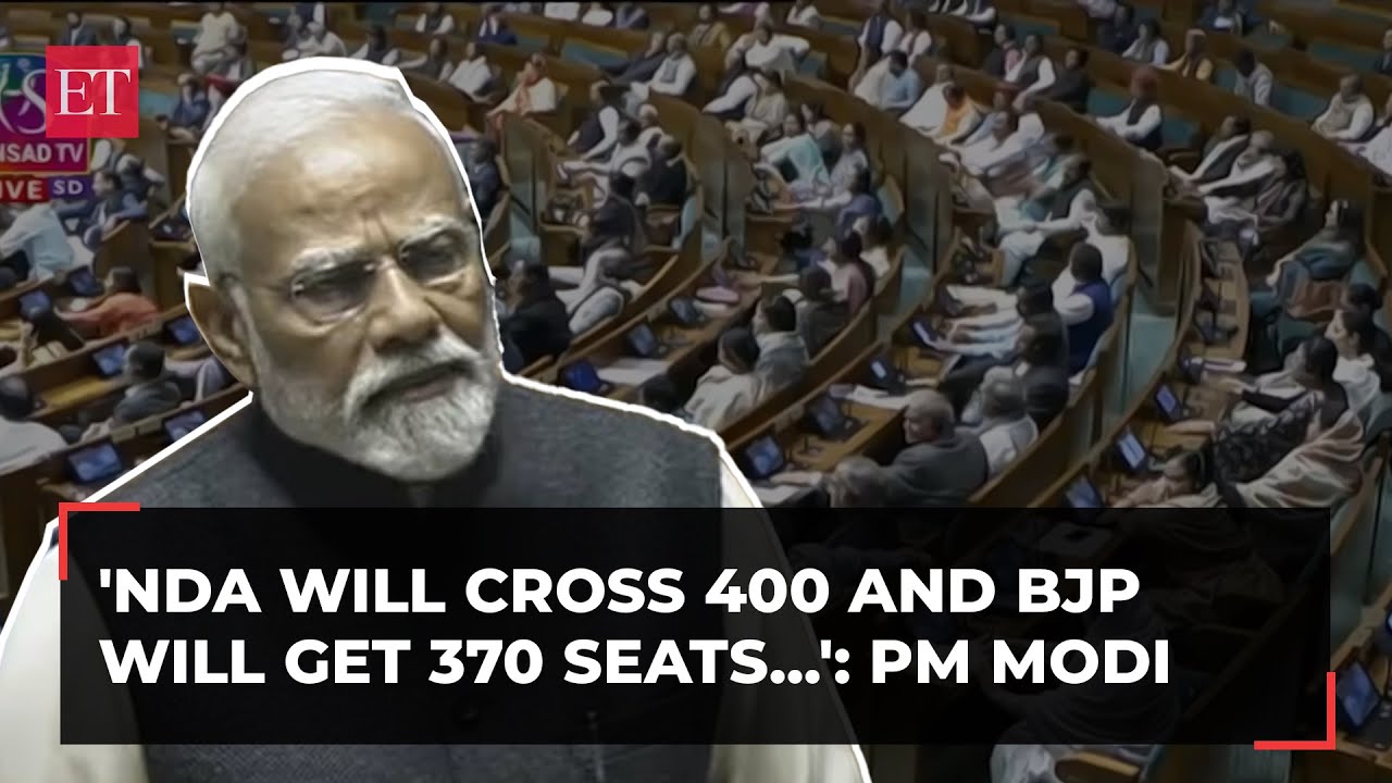PM Modi in Lok Sabha: Confident that NDA will get 400 plus seats, BJP over 370