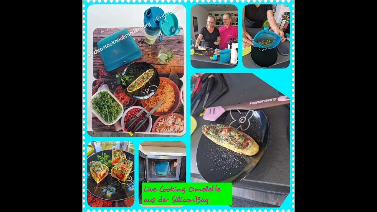 Tupperware Live -Cooking mit dem Team Kerstin Lepke - Omelette aus der *Silicon-Bag*