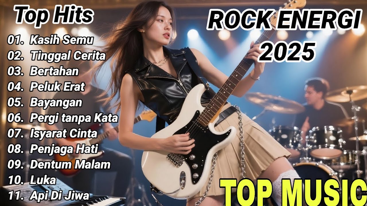 Kumpulan 11 Lagu Slow Rock Energi 2025 🎸 Kasih Semu_Lagu Rock Sedih
