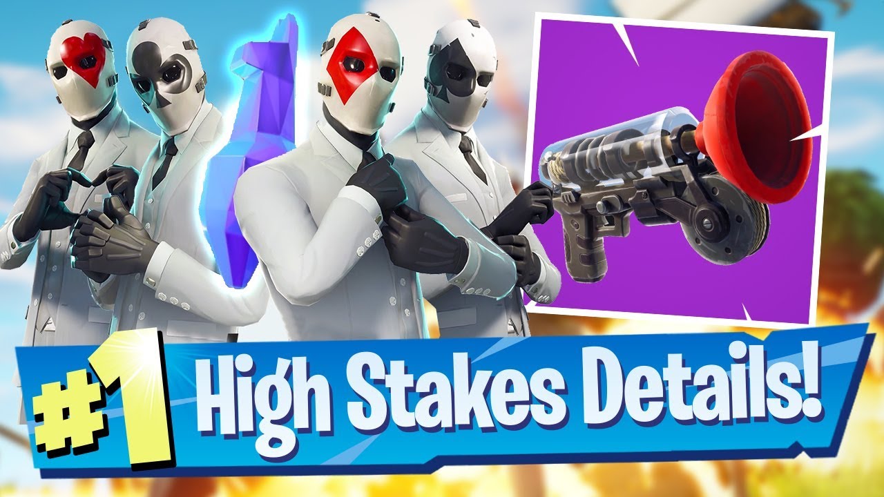 High Stakes Event Details, Getaway + Grappler Footage! - Fortnite Battle Royale