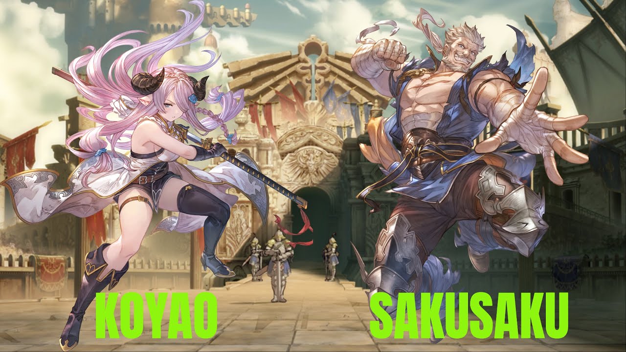 GBVSR High Level Gameplay Koyao Narmaya VS Sakusaku Soriz