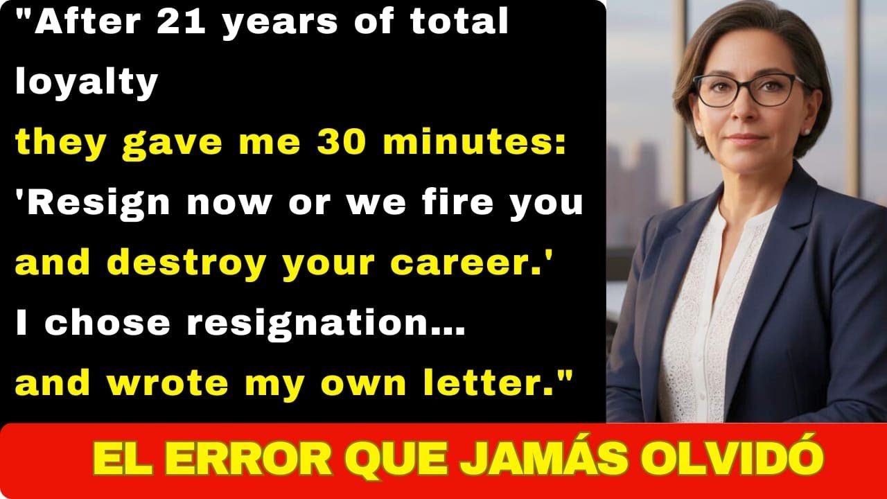 Me hicieron renunciar después de 21 años… Gran error que les costó todo