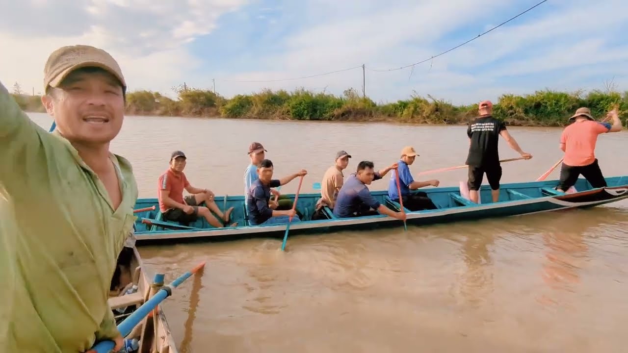 Tập đua ghe sôi động chiều hoàng hôn đầy nắng. Quảng Điền | Krông Ana| Đăk Lăk năm 2026