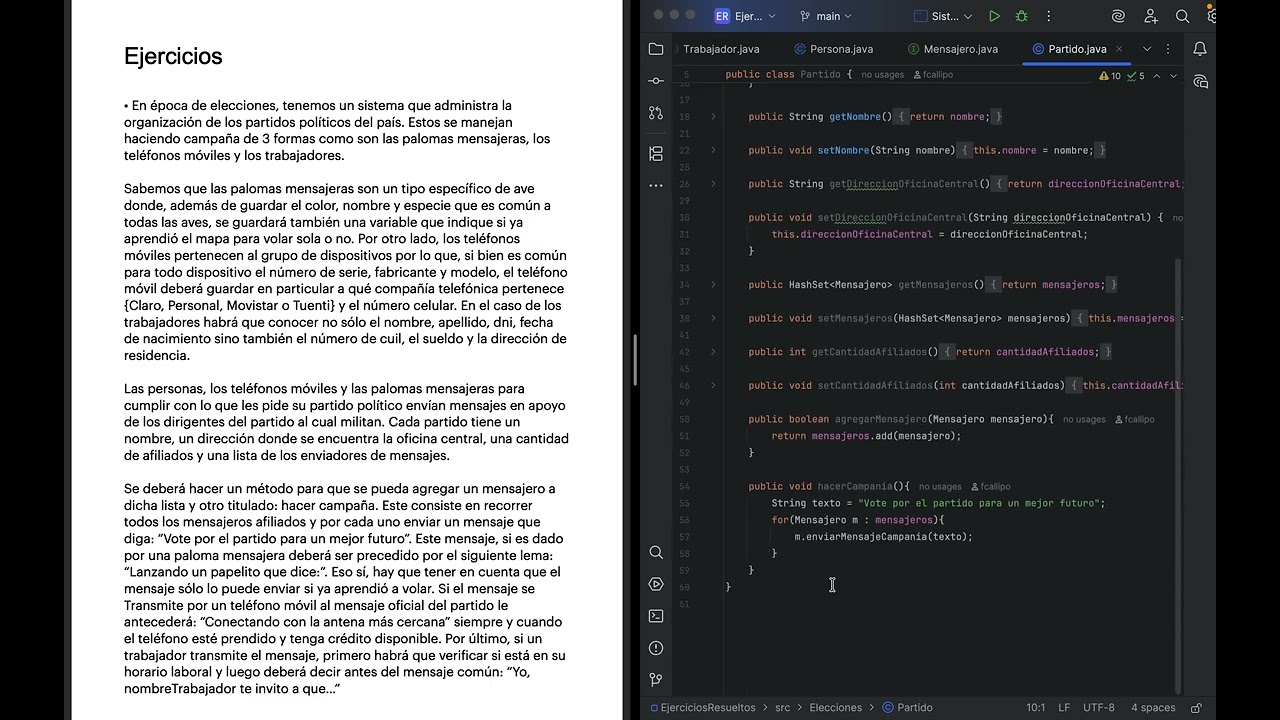 Java | Interfaces polimórficas​ | Solución ejercicio 1 #shorts