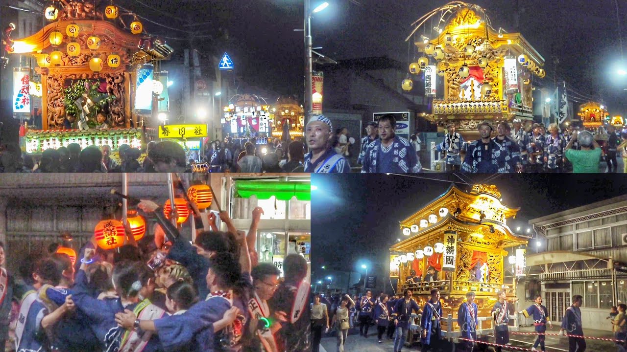 2024.8.15 浜松市 中央区 笠井祭り 春日神社 例大祭 笠井街道 行列