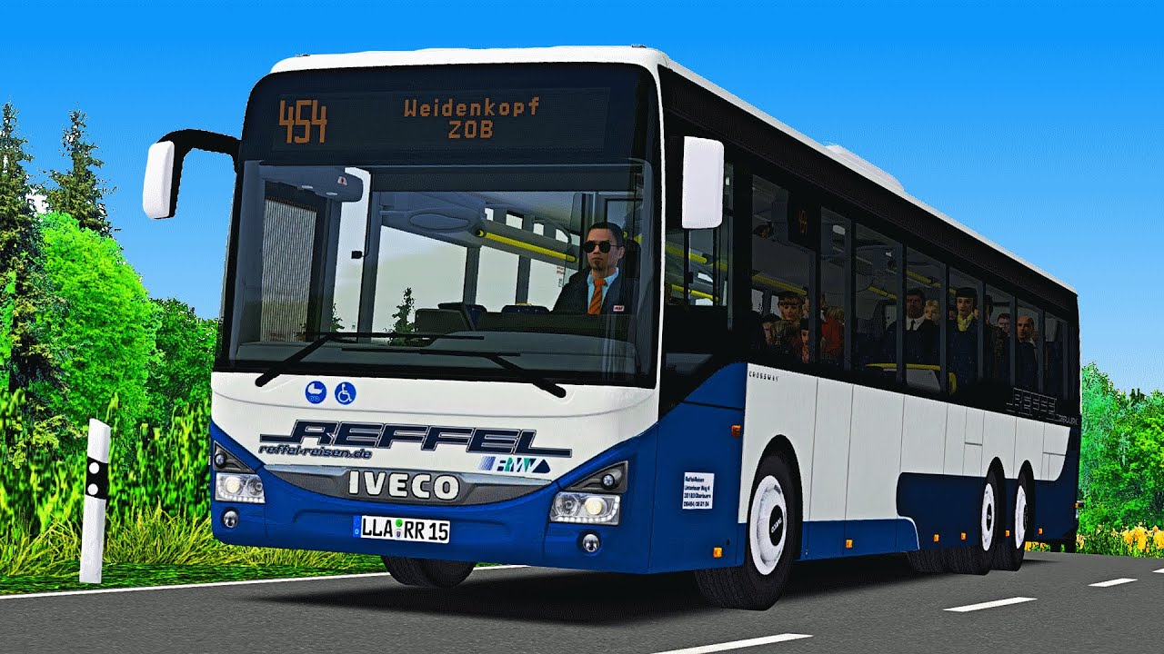 OMSI 2 |#10| Das Langeisen auf der 454 | IVECO Crossway LE 15M auf Lahnau V3