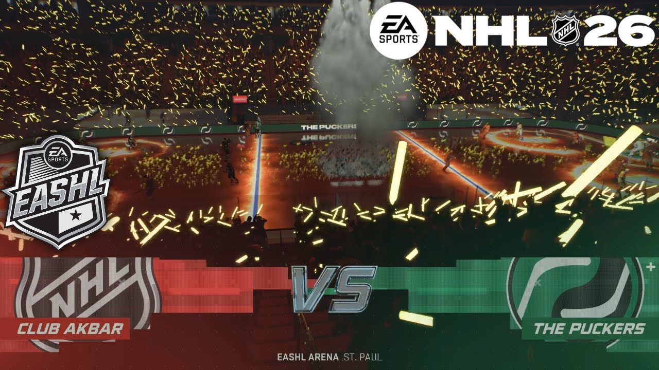 The Puckers vs. Club Akbar - NHL 26 3v3 EASHL Season Play (S4) 3-18-26 (4K)