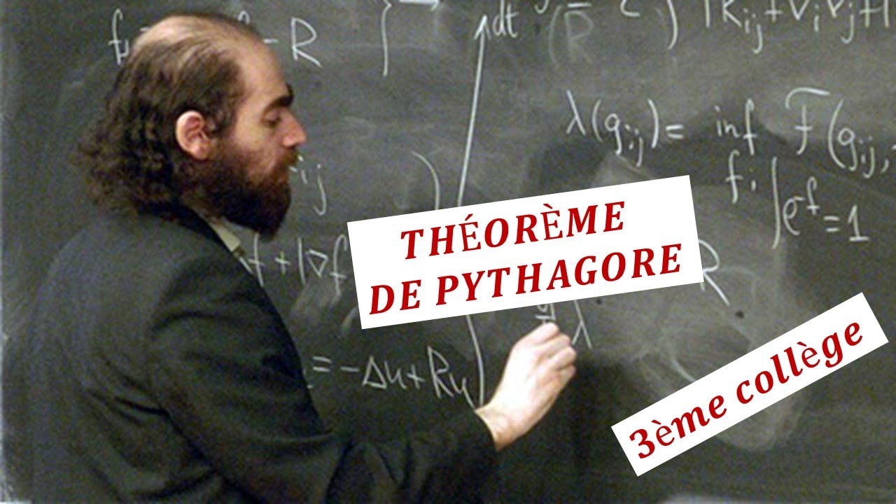 THÉORÈME DE PYTHAGORE  partie 02 3ème année collège almoufid en mathématique