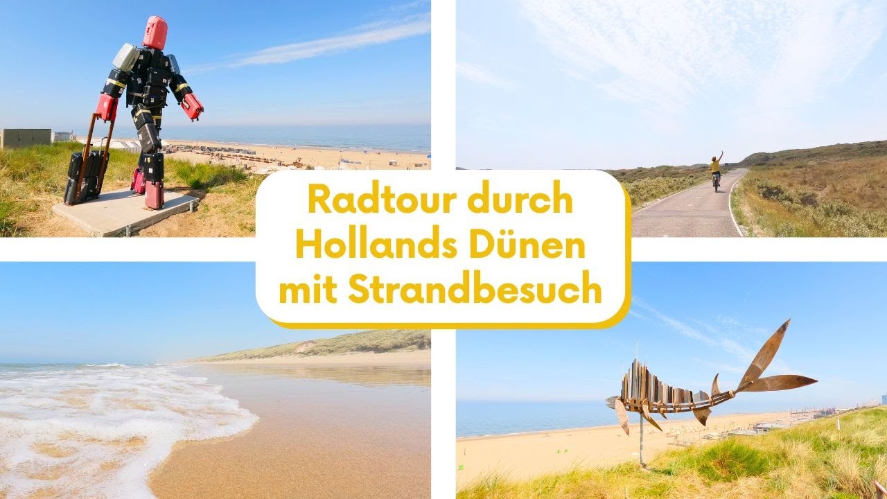 Radtour durch Hollands Dünen mit Strandbesuch