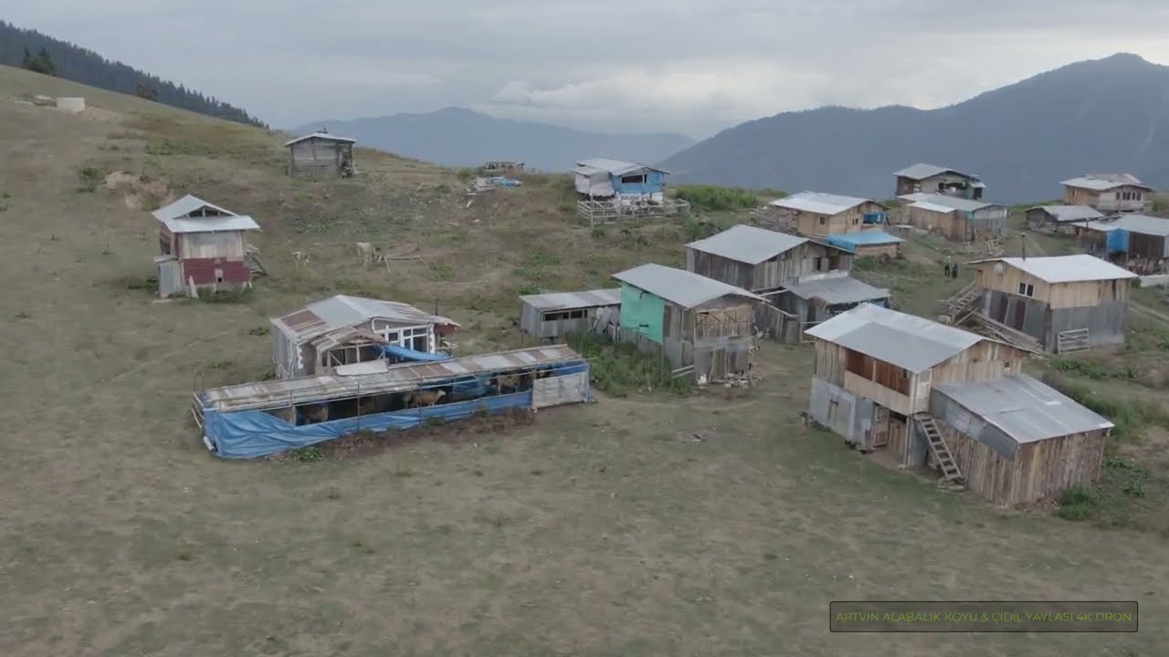 artvin alabalık köyü çidil yaylası 4k uhd dron hemşin @Mesut TORUN hemşin