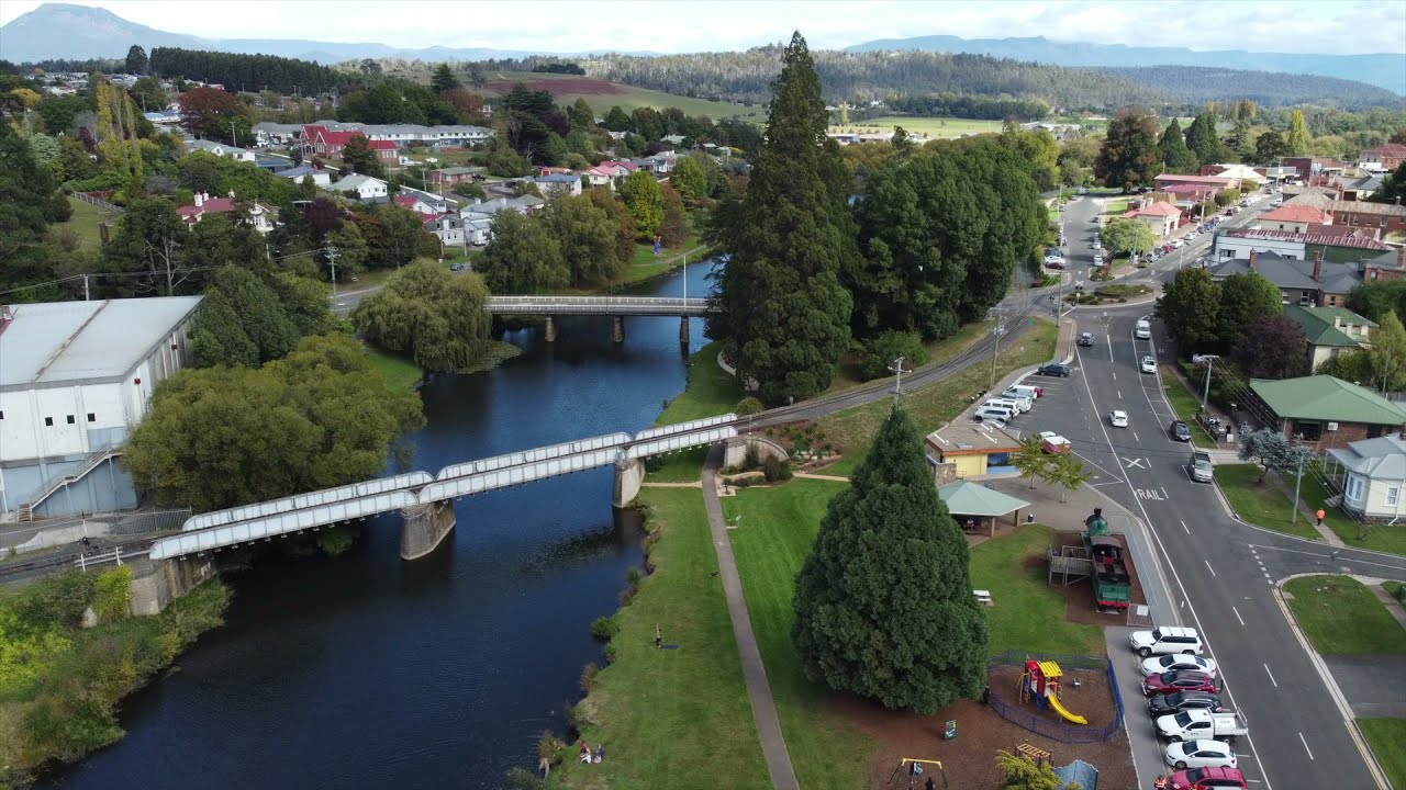 Beautiful Deloraine from above