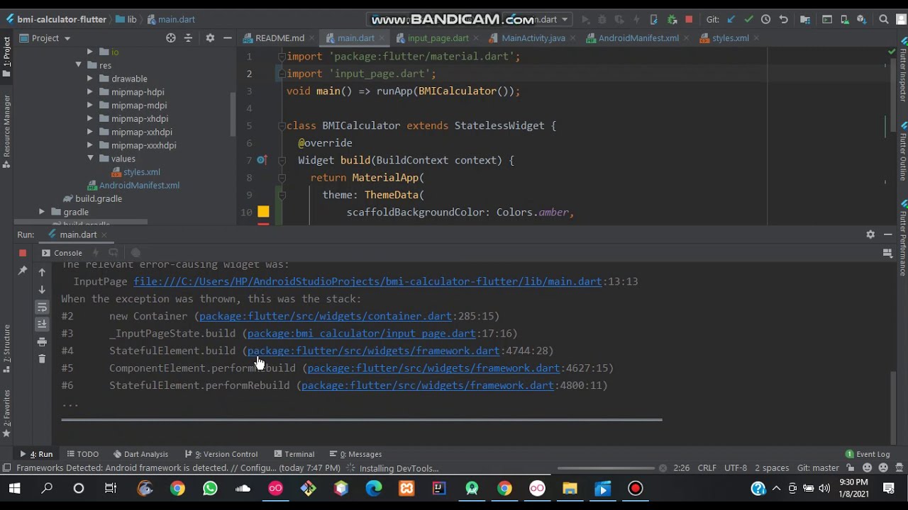Flutter Android app version upgradation.