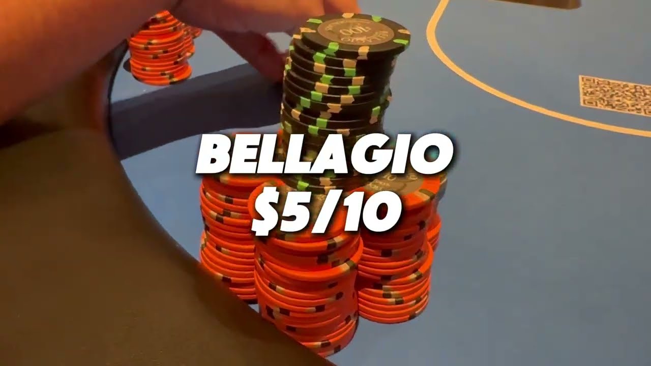 $5/10 в Bellagio... САМАЯ ГЛАВНАЯ ИГРА В МОЕЙ ЖИЗНИ!!