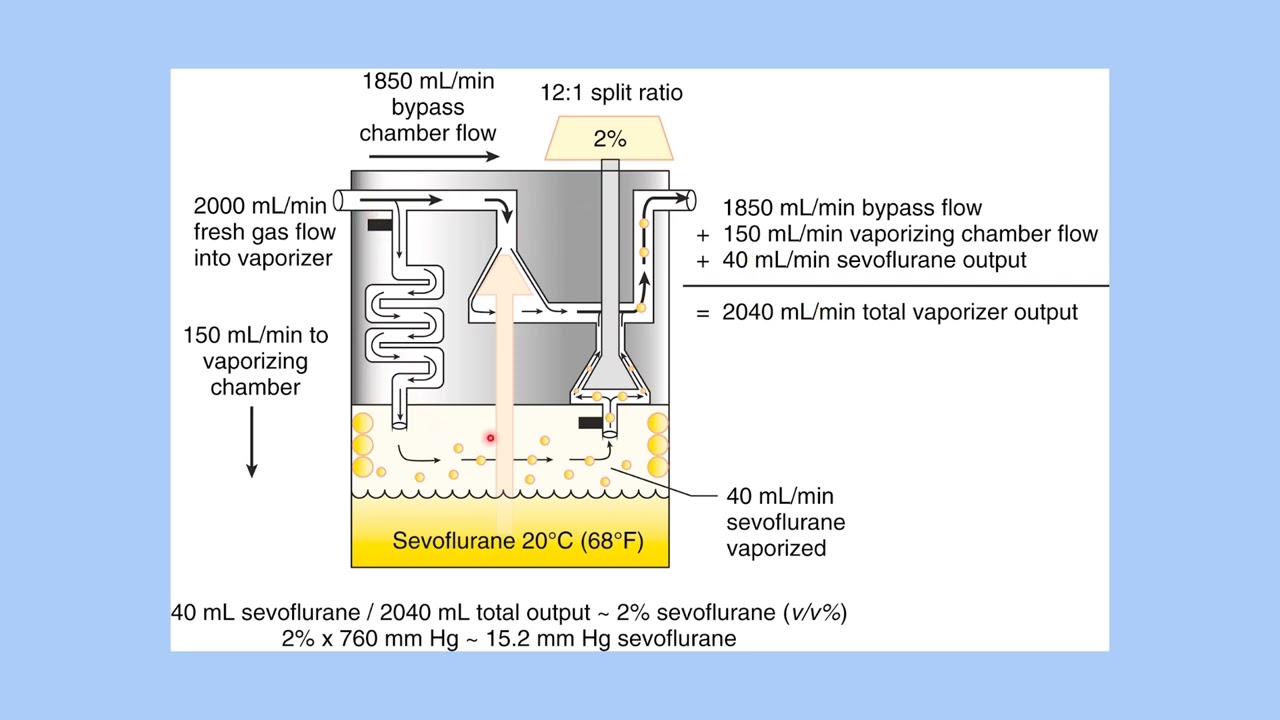 Vaporizers and Uptake & Distribution of Anesthetic Gases Keyword Review - (Dr. Green)
