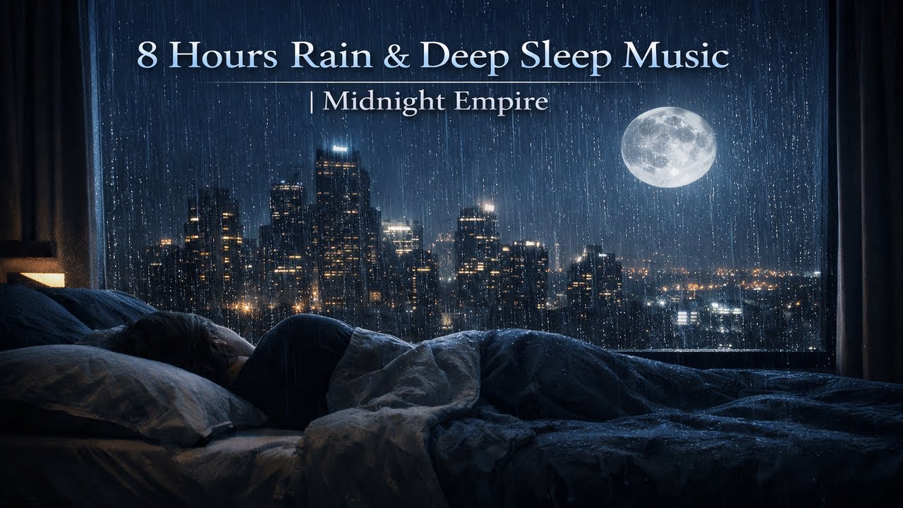8 HOURS RAİN & DEEP SLEEP MUSİC   #RainSounds #DeepSleepMusic #RelaxingRain #SleepMusic #8hoursrain