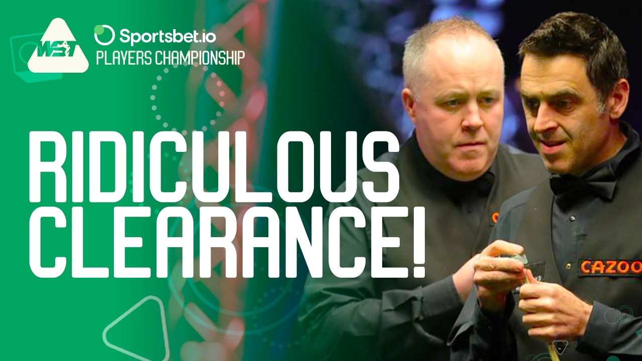 WHAT A BREAK! 😍 | John Higgins vs Ronnie O'Sullivan | 2021 Players Championship Final