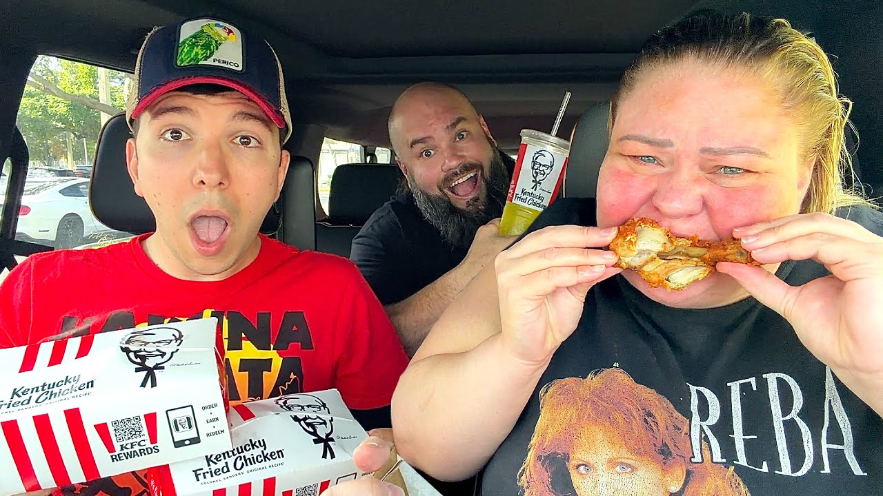 KFC (Kentucky Fried Chicken) с Тэмми из трейлерного парка • МУКБАНГ