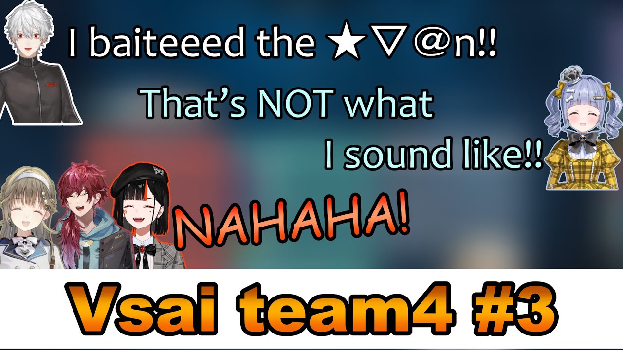 【Vspo/Nijisanji】Kuzuha Tries Doing a Kuromu Impression #3 [Vsai/Eng sub/Lauren/Lisa/Kuromu/Hanabi]
