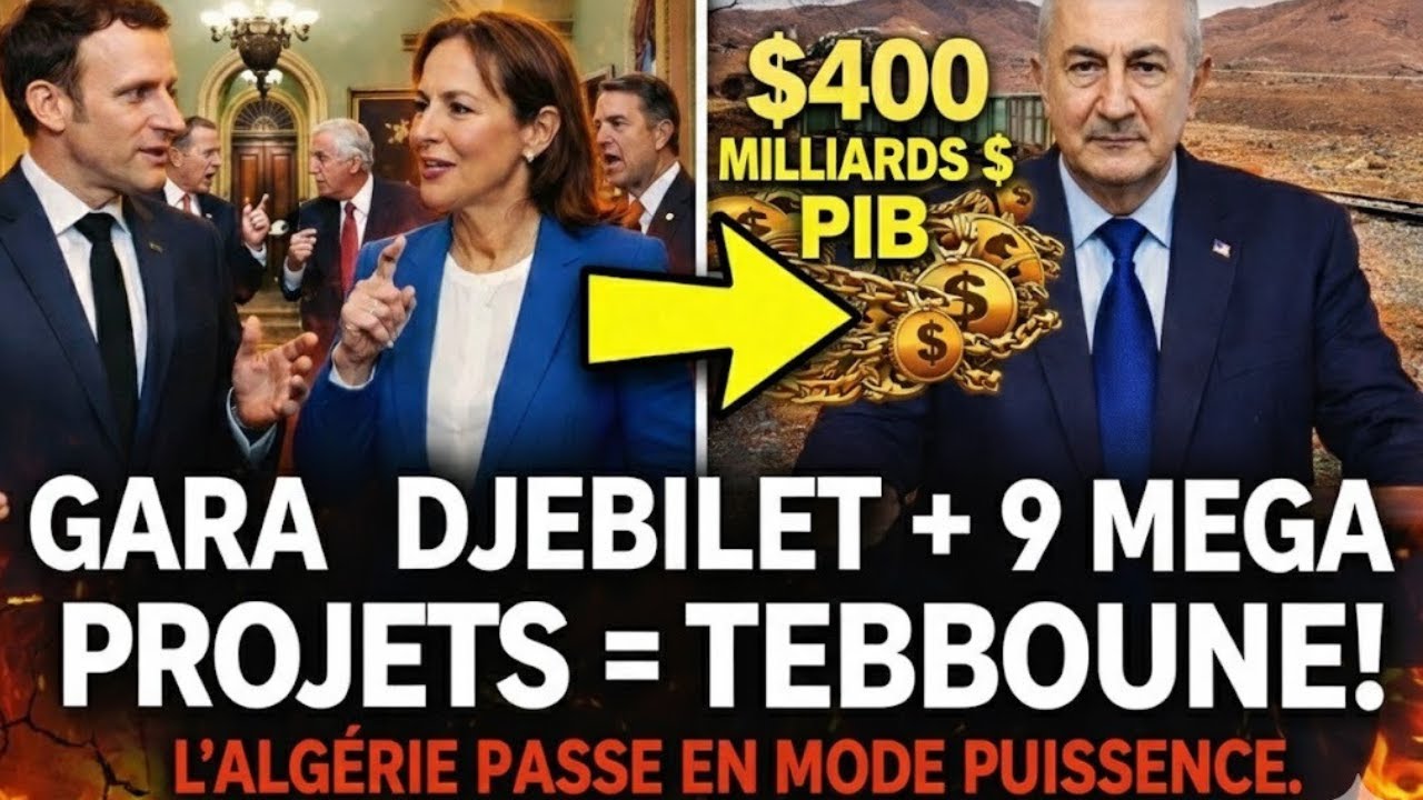 Algérie 2026 2027  Gara Djebilet + 9 Méga Projets qui Nous Portent à 400 Milliards $ de PIB