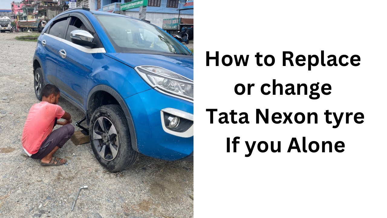 How to change Tata Nexon Tyres? | tata nexon tyre and wheel replace video