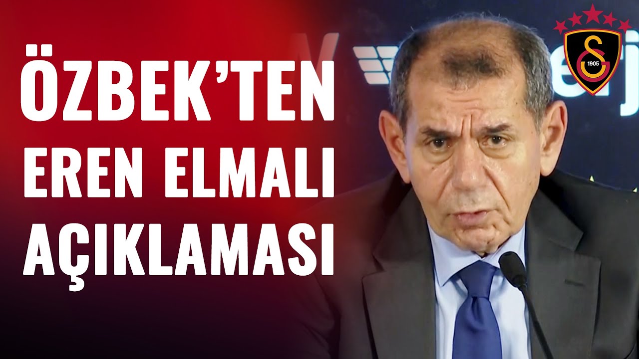 Dursun Özbek'ten Eren Elmalı ve Süper Kupa Açıklaması | Galatasaray'da Sponsorluk Anlaşması