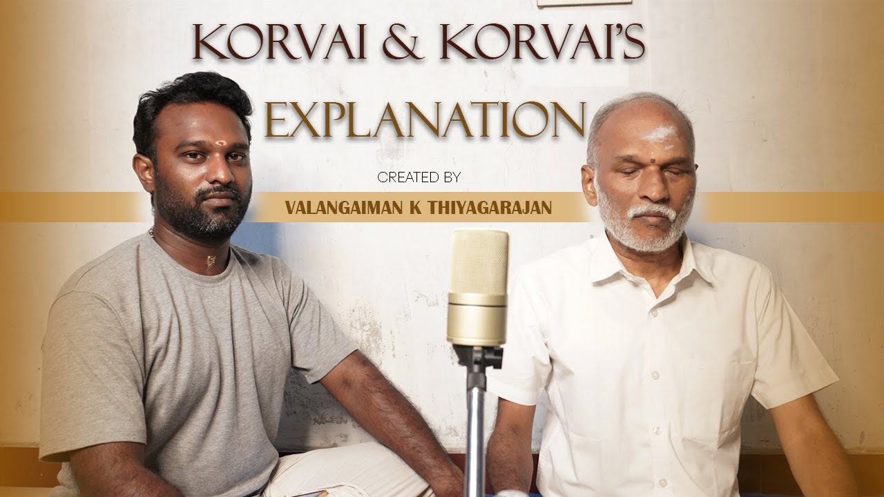 Korvai & Korvai's Explanation by Valangaiman K Thiyagarajan | Aathi Talam 2 Kalai #trending #music