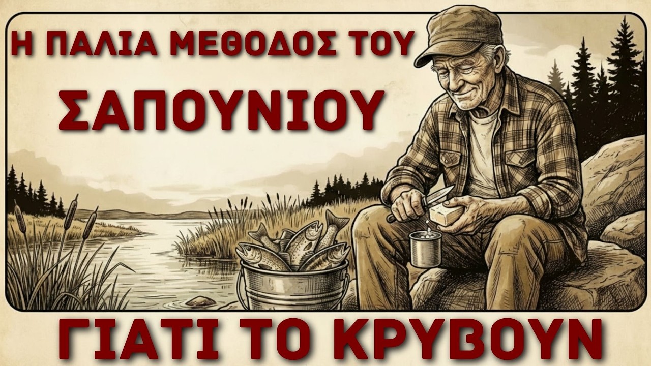 Η ξεχασμένη μέθοδος με σαπούνι που φέρνει τεράστια ψάρια χωρίς ακριβά δολώματα