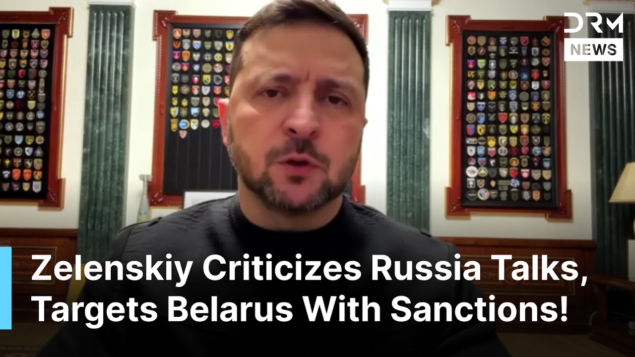 BREAKING NEWS: Zelenskiy Dissatisfied With Latest Russia Talks, Imposes Sanctions on Belarus | AC1Z